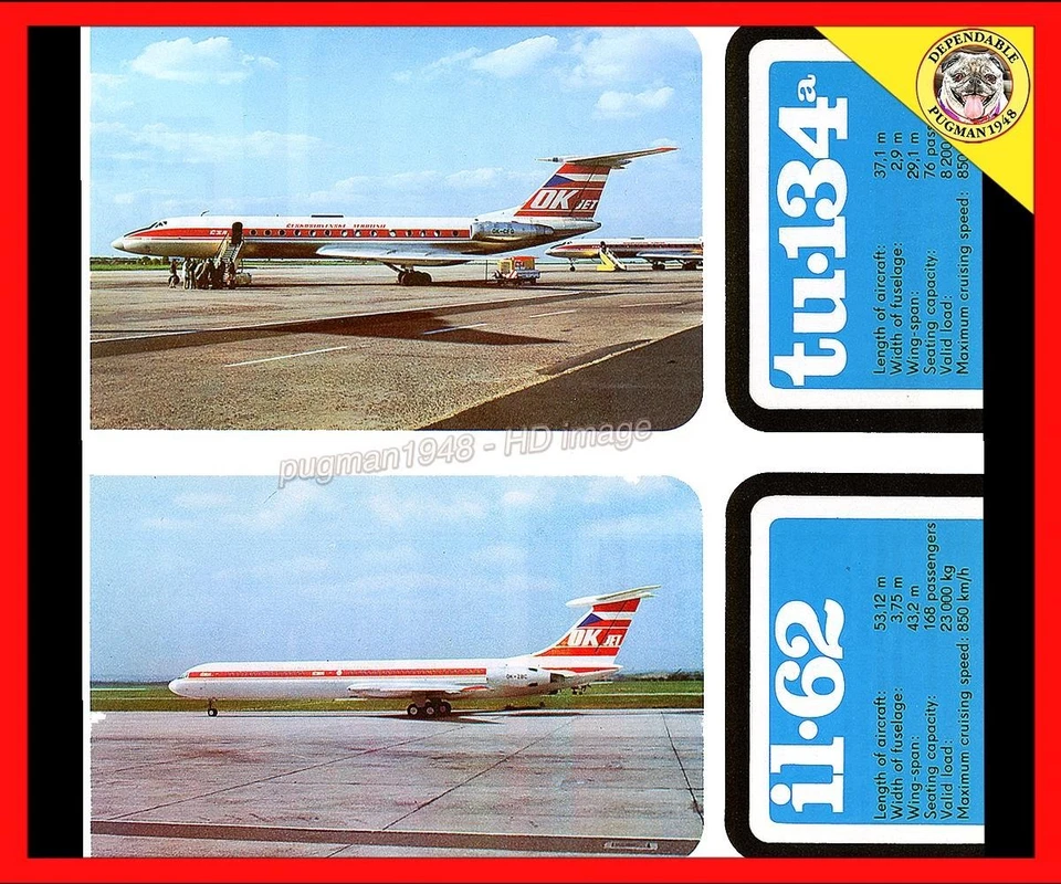 CZECHOSLOVAKIAN AIRLINES c1975 AIRLINE FLEET BROCHURE...Plus CSA luggage label - Image 3 of 4