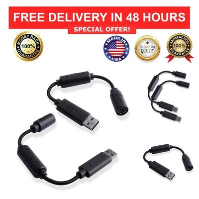 2 Pack USB Breakaway Cable for Xbox 360 & Razer Wolverine Wired Controllers