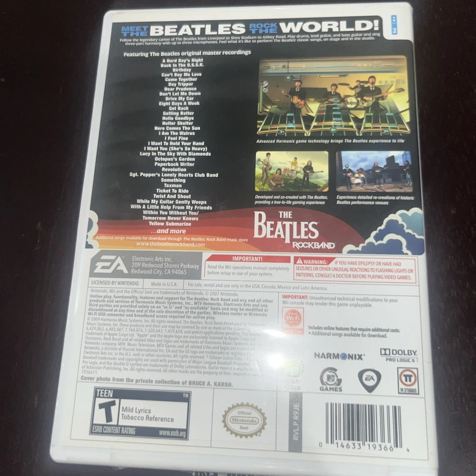 The Beatles Rock Band (Nintendo Wii, 2009) Foto 2 de 4