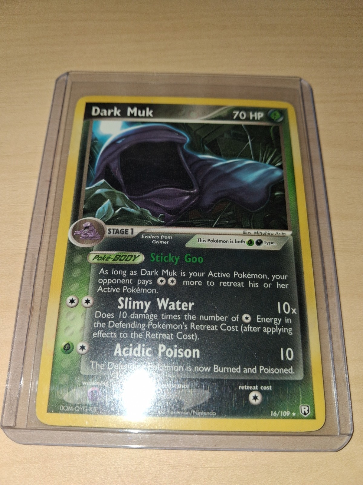 Dark Muk 16/109 Rare Team Rocket Returns Pokemon Lightly Played