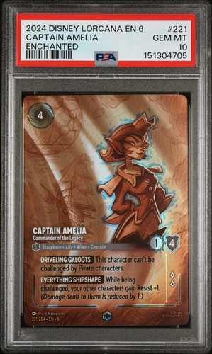 Captain Amelia - Commander of the Legacy graded PSA 10 for sale on eBay