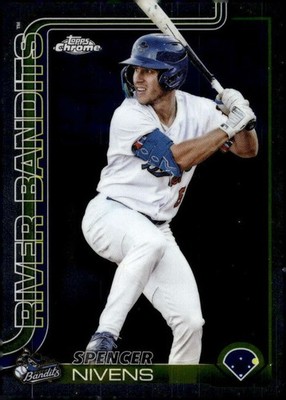 SPENCER NIVENS RC 2025 Topps Pro Debut Chrome Base #PDC-72 Pre-ROOKIE  ID:152272