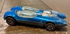 Hot wheels “Spliittin’ Image” Redline Die Cast Car Blue Vintage