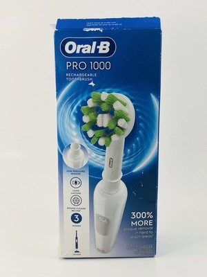 Oral-B Pro 1000 Rechargeable Electric Toothbrush Used No Brush Head White