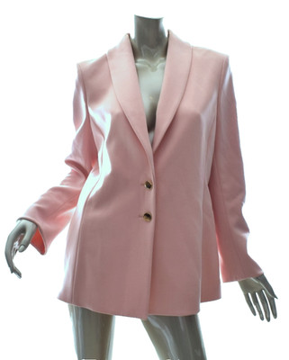 Alice+Olivia Tana Shawl Collar Classic Blazer 2 button in Peach Size 12 NWOT