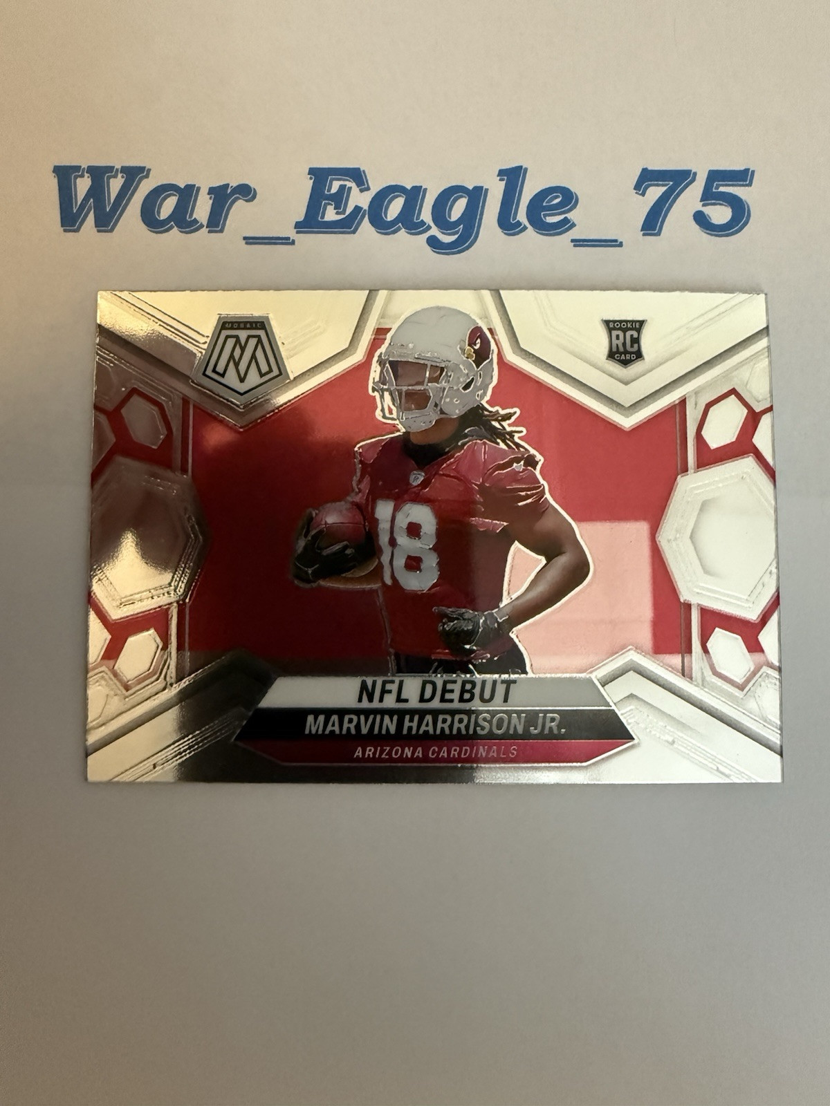 2024 Panini Mosaic - Silver NFL Debut Marvin Harrison Jr. (RC) 🏈🏈🏟️