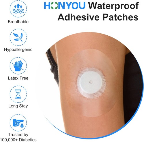 60Pack Libre Sensor Covers Latex-Free Medical Adhesive 60 Count (Pack of 1)  - Picture 6 of 7