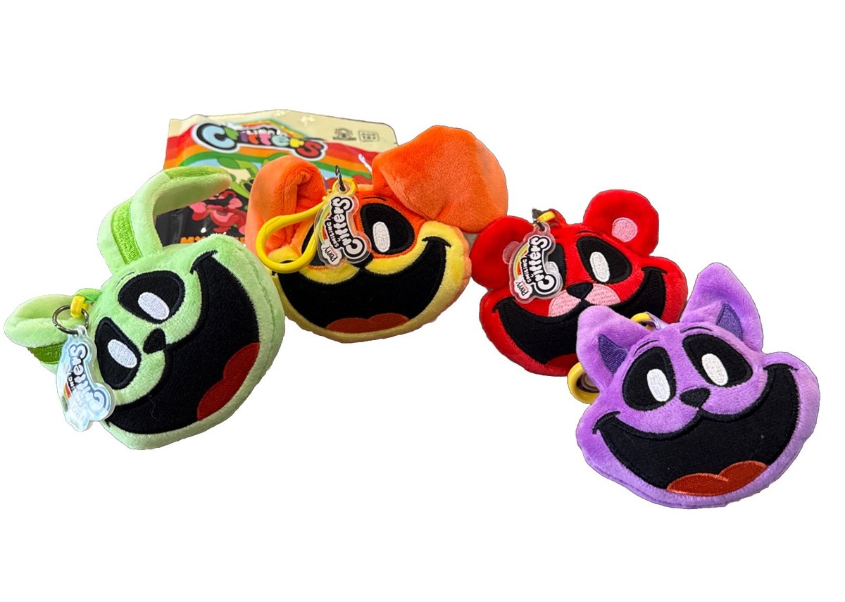 Poppy Playtime Smiling Critters Plush Bag Clip Setx4 Dogday Catnap