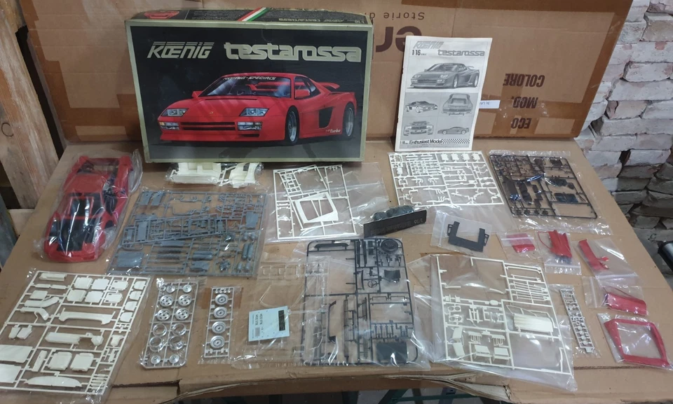 Fujimi 1/16 koenig Ferrari testarossa big scale raro - Immagine 4 di 4