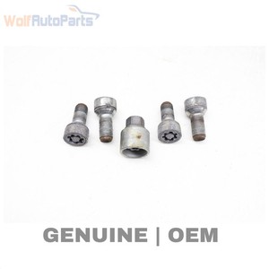 2009-2024 VW TIGUAN - Lockable / Locking Wheel LUG NUT / BOLT SET W/ KEY