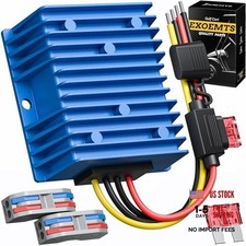 Upgrade DC 240W 20A Golf Cart Step Down Converter, 48V/36V to 12V Converter