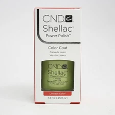 CND Shellac UV Gel Polish 0.25 oz NIB Limeade