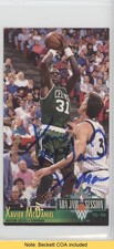 BAS 1993 Fleer NBA Jam Session Xavier McDaniel #15 Beckett Auth Sticker READ 2k2