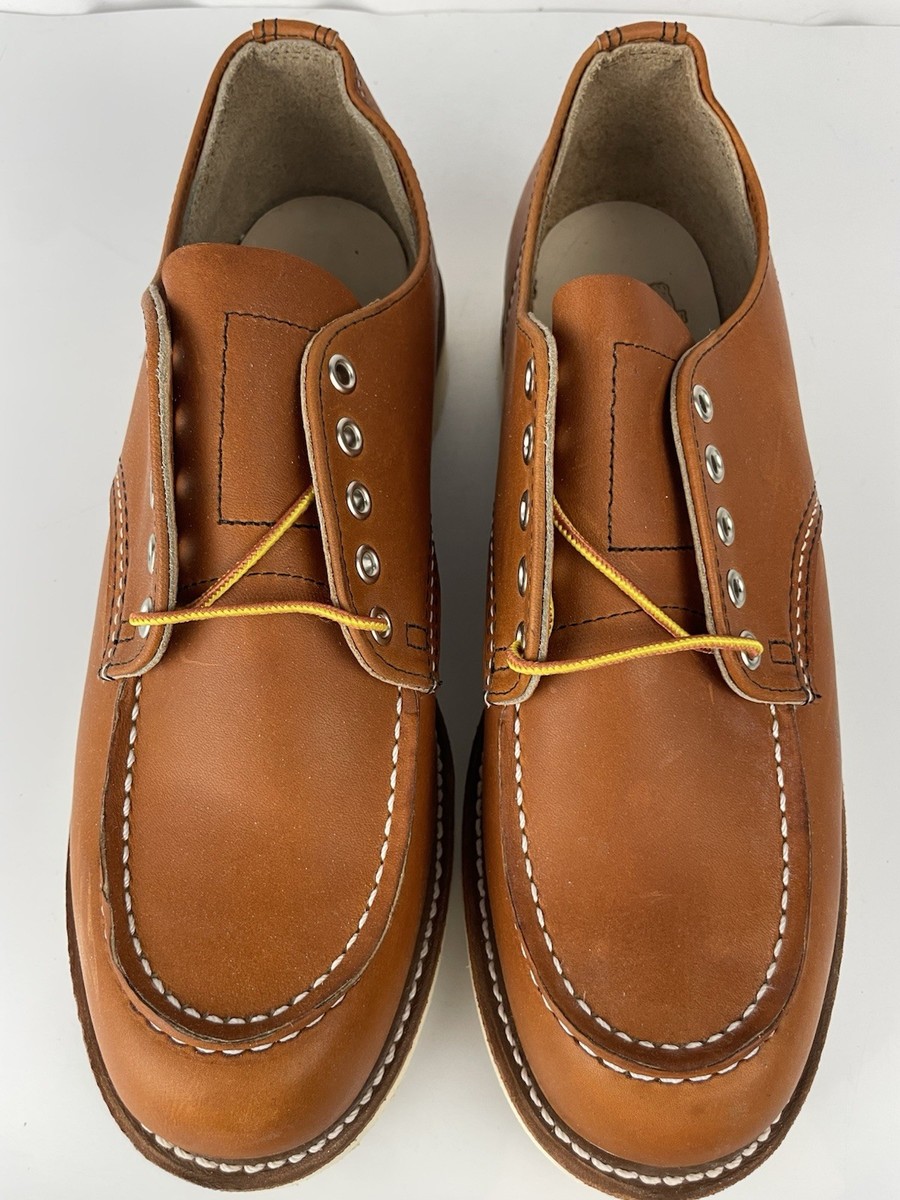 Red Wing 8092 Shop Moc Oxford Leather Shoes Oro Men's 11 D Seconds