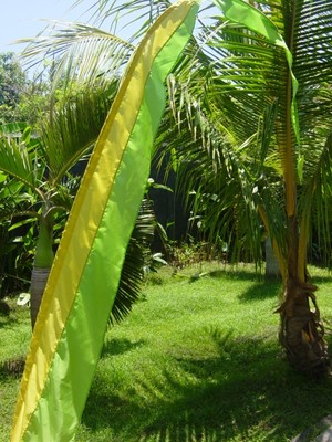 Duo Fahne | 5.30 m | Gartenfahne | Balifahne