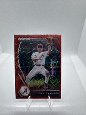 2021 Panini Prizm Draft Picks - Peyton Wilson #PDP66 Red Velocity Prizm (RC)