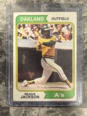 1974 Topps #130 Reggie Jackson