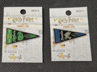 Harry Potter Enamel Pin Banner Pennant House Ravenclaw & Slytherin Lot (A32-1) — photo 1