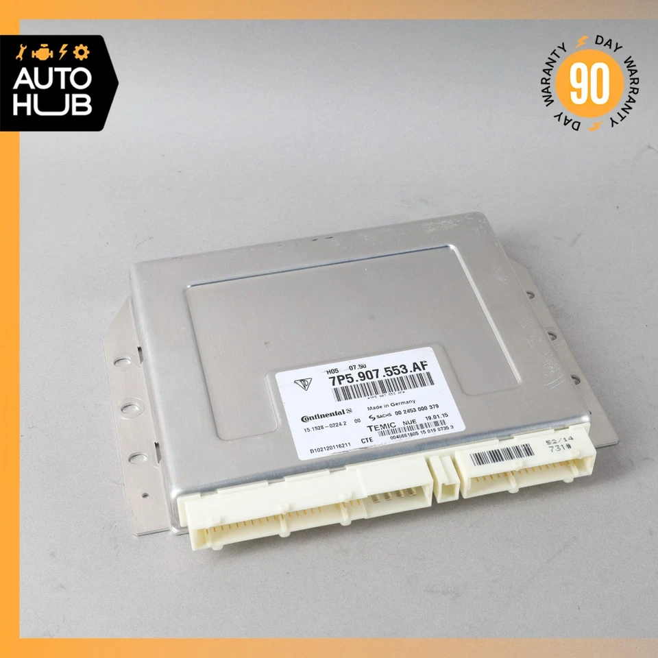 15-18 Porsche Cayenne 958 E-Hybrid Air Suspension Airmatic Control Module OEM - Image 2 of 4
