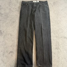 VTG Levi  s 505 Regular Fit Jeans Black Made In Canada Men  s 38x32 Y2K