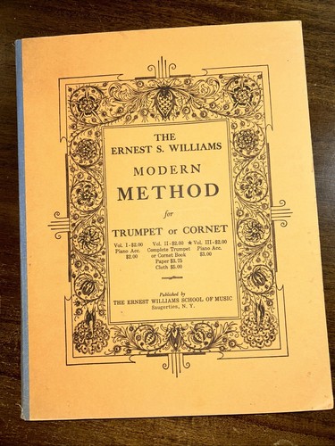 Ernest S Williams Modern Method für Trompete oder Kornett Vintage