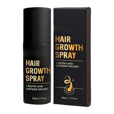 HaloGrow Hair Growth Spray 50ml Natural Hair Thickening Gentle Regrowth Mist