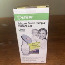 New Haakaa 150ml Lip Silicone Breast Pump with Suction Base and Lid