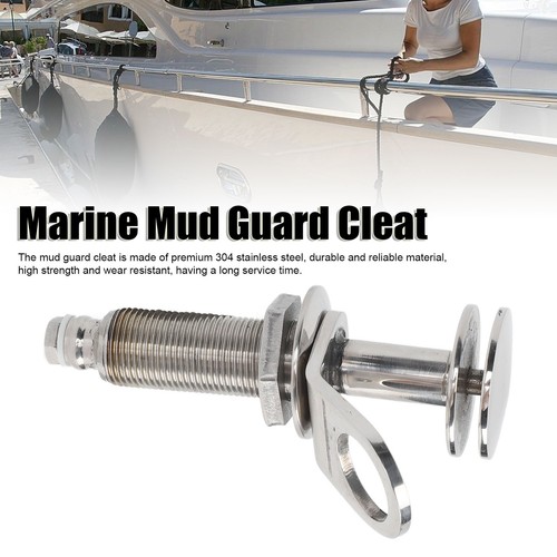 Marine Grade Mud Guard Cleat 304 Stainless Steel Retractable Pop Out Dismoun MER - Picture 18 of 24