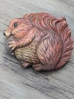 Cute Resin Squirrel  Flower Garden Yard Decorative Flat Back  Patio Stone   — photo 1