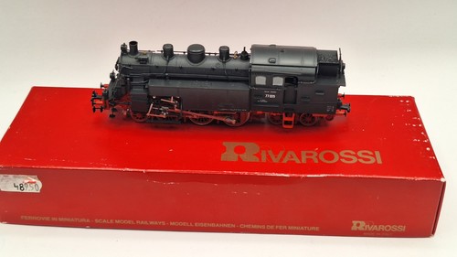 Vintage Rivarossi HO Scale No 5831 2-6-4 Dampflok 77 009, AC Motor geprüft  | Zustand: Used