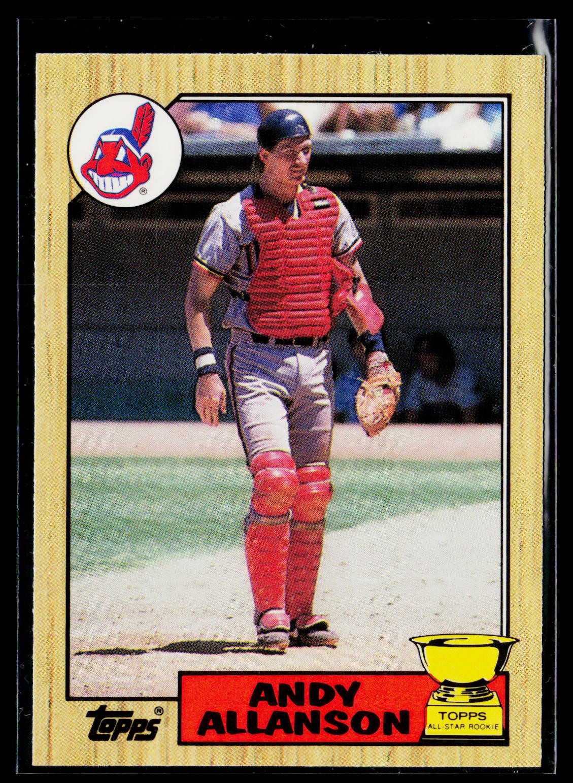 1987 Topps #436 Andy Allanson Collector's Edition (Tiffany)