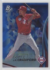 2017 Bowman Platinum Top Prospects Royal Blue JP Crawford #TP-JC 5tr