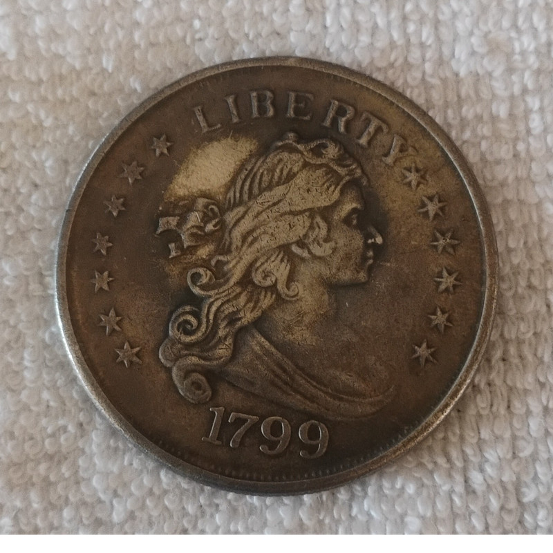1799 Draped Bust $1 Dollar Coin - Draped Bust Variety, Uncertified