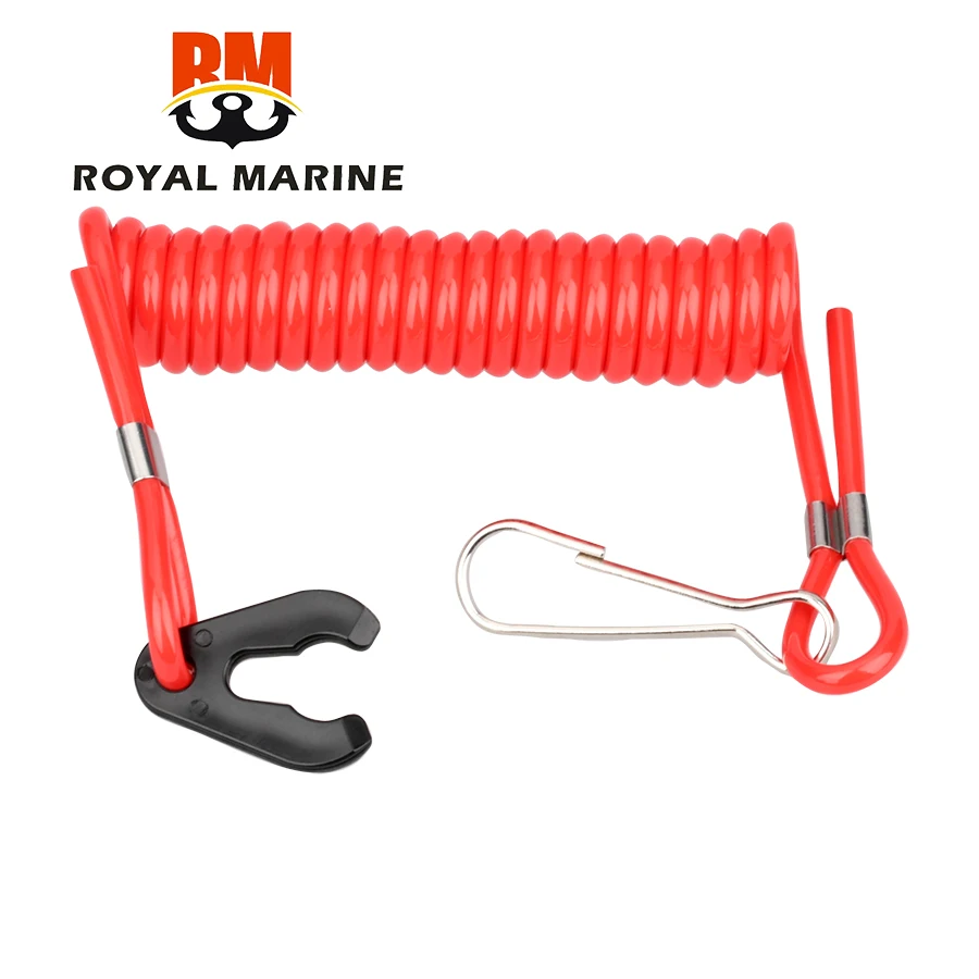 Outboard Safety Lanyard Nylon Spring Switch 682-82556-00 for Outboard Motor Yama