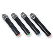 GTD Audio UHF Wireless Microphones 212.6, 215.5, 240.3, 266.2 MHZ Multi-Colors