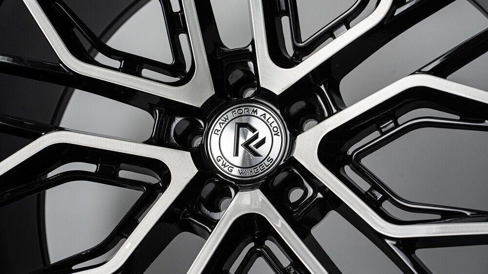 4 RF1 20 inch STAGGERED Black Rims fits ACURA NSX 2017-2018