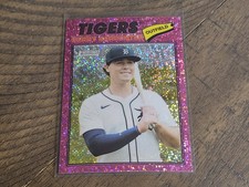 2026 Topps Heritage #343 Kerry Carpenter Pink Sparkle Nmmt