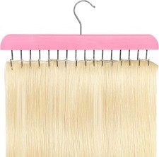 Hair Extension Holder Hanger for Clip Ins - Weft Organizer Stand for Washing