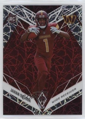 2022 Panini Phoenix Rookies Red Lazer 112/150 Jahan Dotson #110 Rookie RC rf2