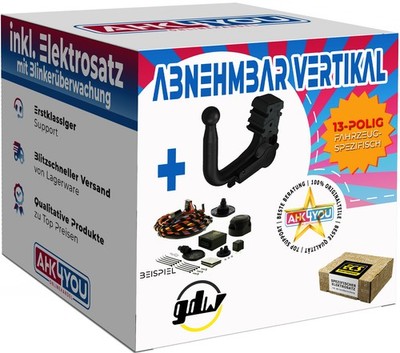 GDW AHK für BYD Tang 22-24 vert. abnehmbar + 13-pol ECS ES SPEZ