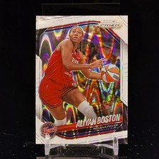 Aliyah Boston 2025 Panini Prizm WNBA White Seismic Prizm #75 Indiana Fever