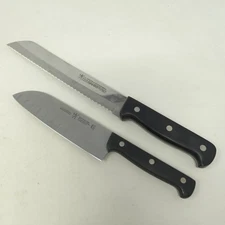 JA Henckels Lot of 2 - Fine Edge Pro 31428-140 & Eversharp Pro Bread Knife