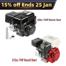 212cc/420cc 7HP/15HP Gasoline Engine Motor Horizontal Recoil / Electric Start