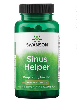 2x  Swanson Sinus Helper total 120 Capsules best by 03/2027..