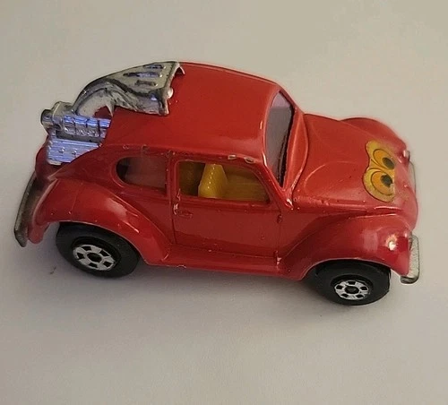 Vintage MATCHBOX SuperFast LESNEY 1971 Lady Bug VI Red Car Volks-dragon Volkswag