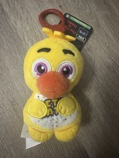 FNAF Five Nights at Freddy's Jazwares Chica Plush Key Chain Backpack Hanger Clip