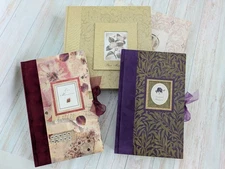 Set of 4 Gorgeous Photo Albums Books cut-out large and medium