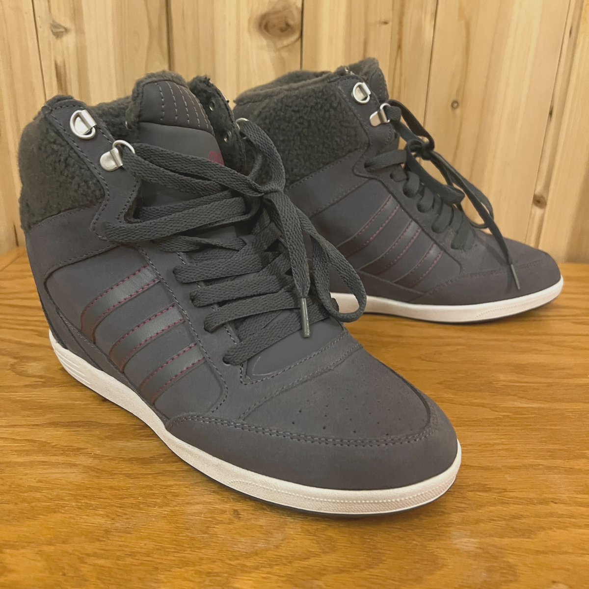 Adidas Neo Super Wedge Uk Adidas Neo Super Wedge Lace Up Sneaker Black