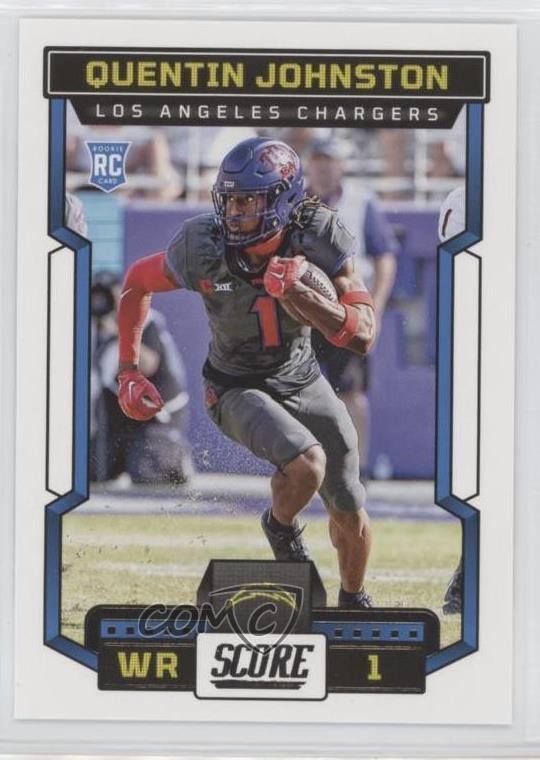 2023 Score Rookies Quentin Johnston #345 12na