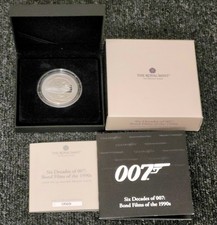 Royal Mint 2024 007 Fine Silver £2 Coin Boxed With COA